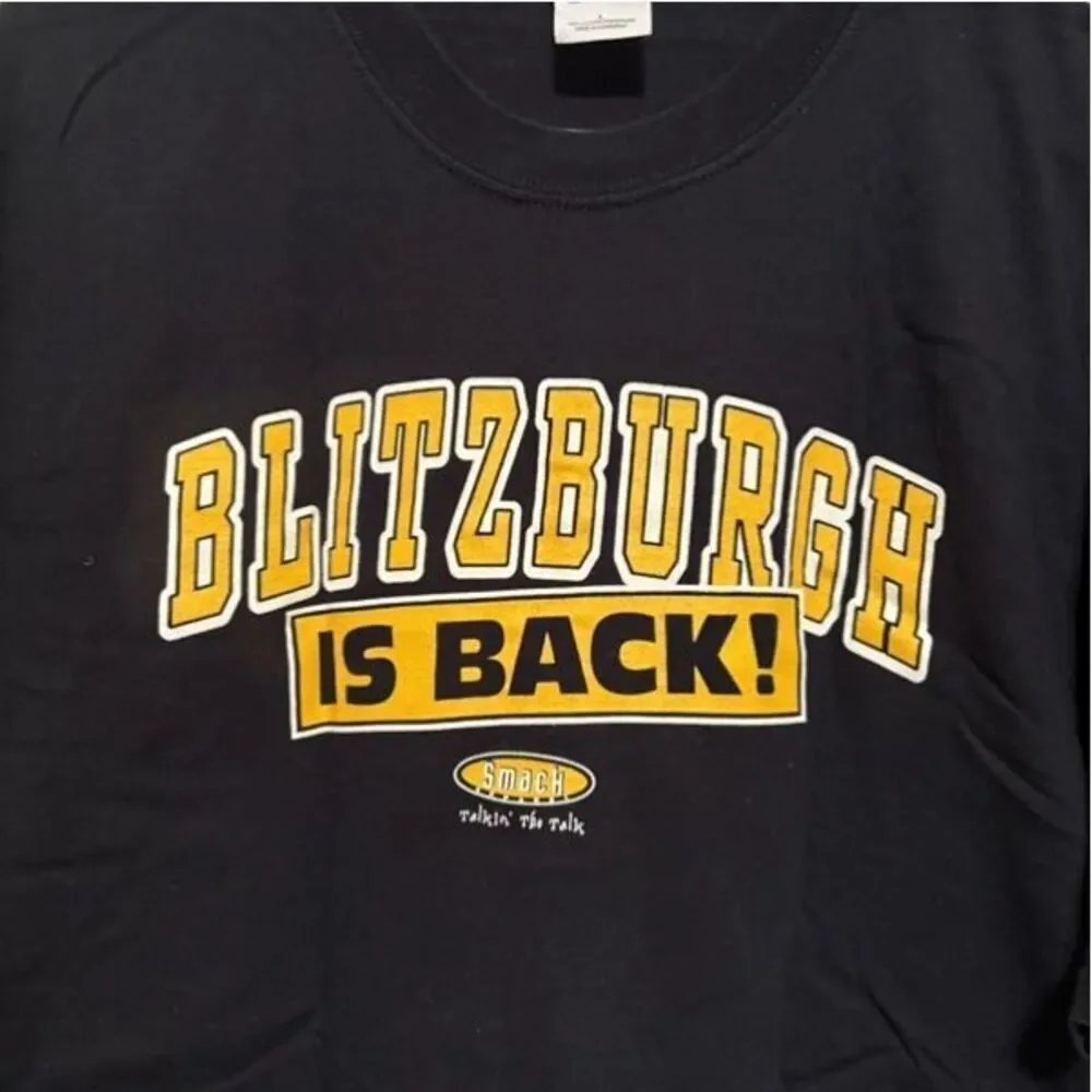 Pittsburgh Steelers Blitzburgh Is Back One For The Thumb Size Large T-Shirt - Picture 2 of 6